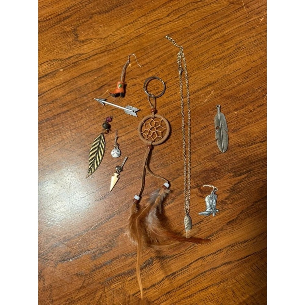 Western Boho Jewelry Charm Mixed Lot - Picture 6 of 6